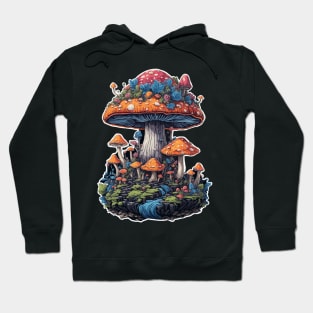 Fantasy magic mushroom grove Hoodie